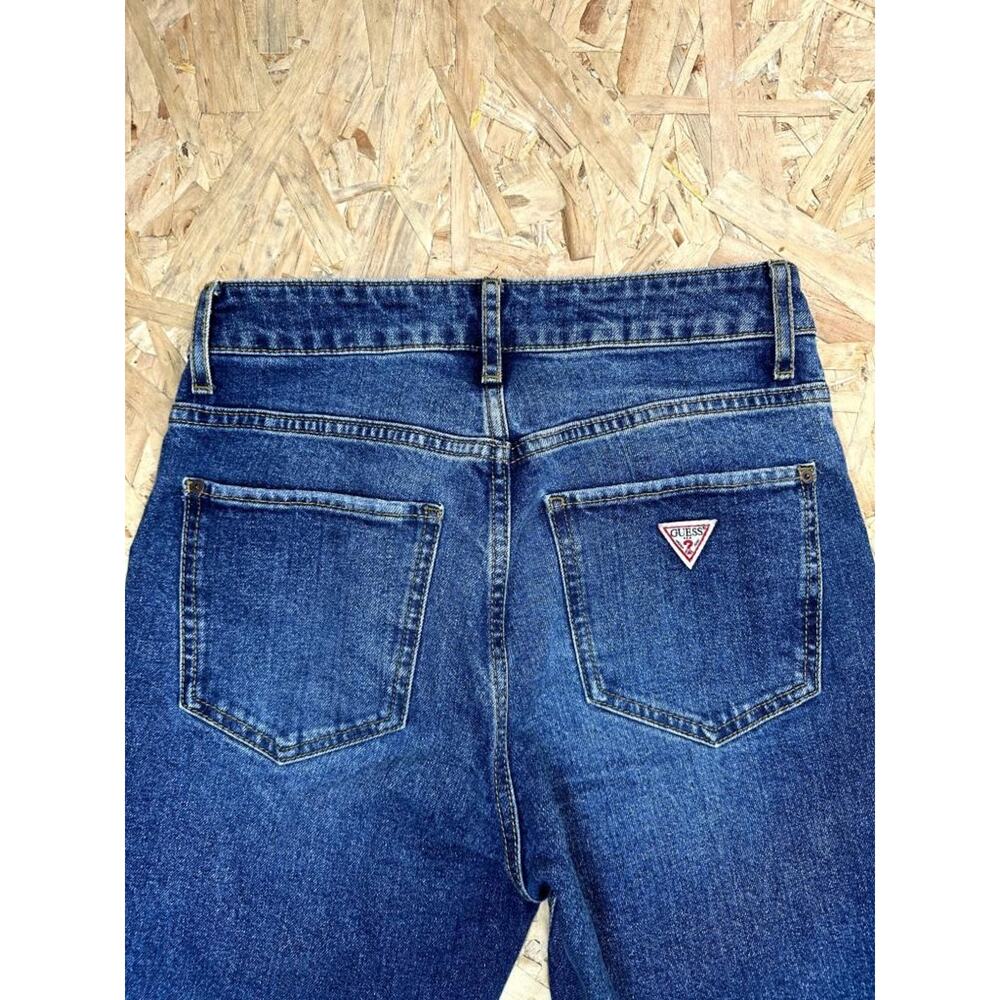 Guess Slim Straight Jeans Womens Size 26 Blue Denim High Rise Stretch - Picture 14 of 14